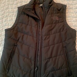 Black North Face vest